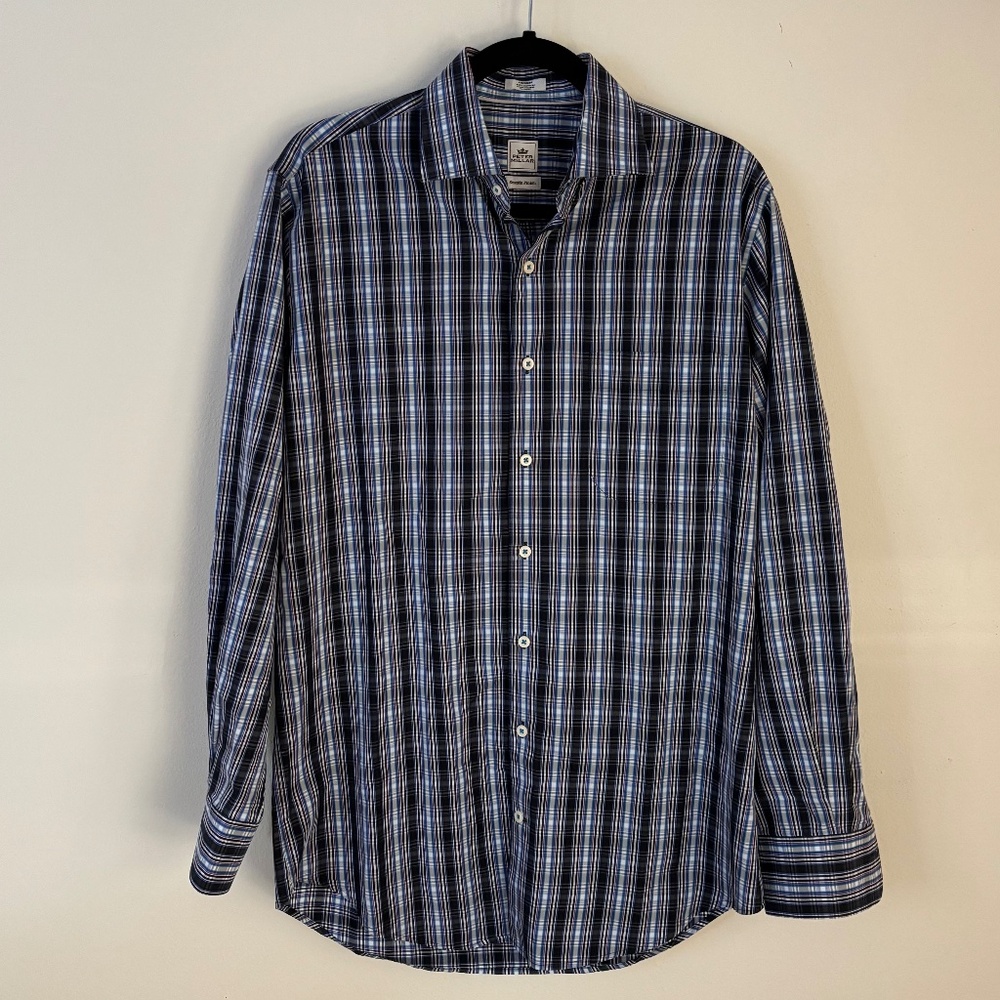 Peter Millar Men's Plaid Dress Shirt